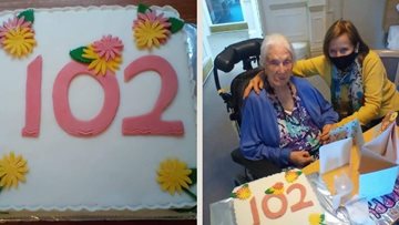 Salisbury care home Resident centenarian celebrates 102nd birthday